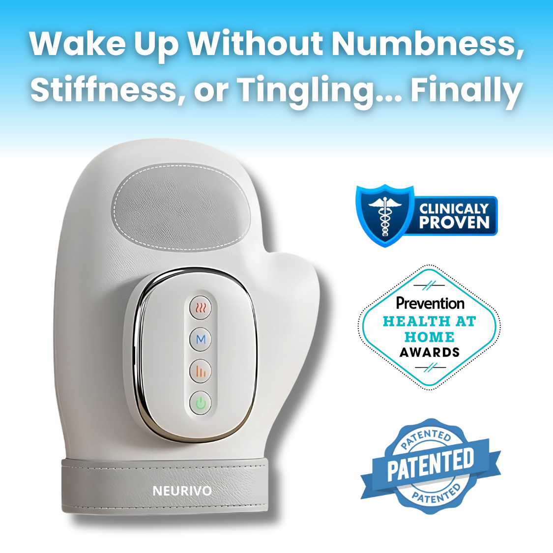 Revio Hand Massager for Arthritis & Carpal Tunnel Pain